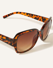 Wrap Tortoiseshell Sunglasses, , large