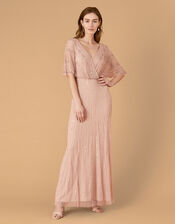 ARTISAN Alex Embellished Wrap Dress , Pink (PINK), large