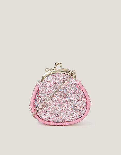 Mini Glitter Clip Frame Bag, , large