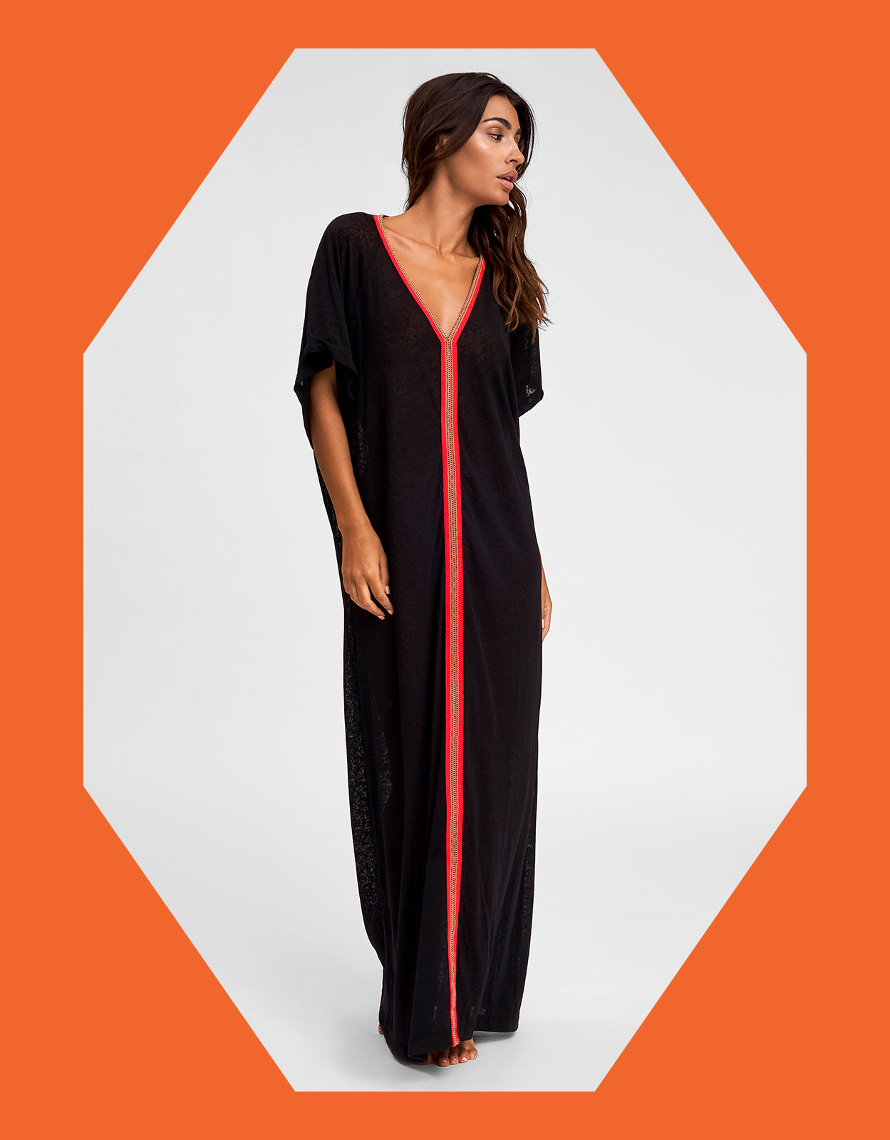Black long sundress cheap