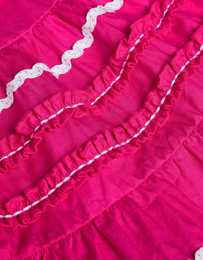 Frilly Ric Rac Sundress, Pink (PINK), large