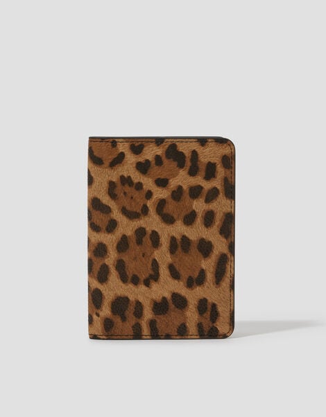 Leopard Print Passport Holder, , large