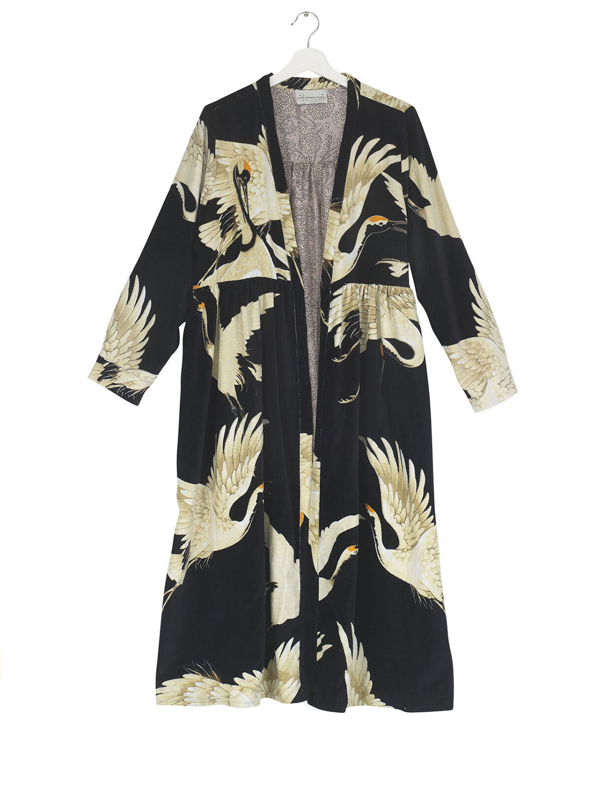 Printed duster hot sale jacket
