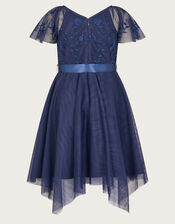 Amelia Embroidered Dress, Blue (NAVY), large
