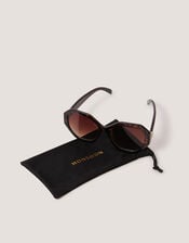 Tort Hexagonal Sunglasses, , large
