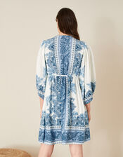 Roxanna Kaftan Midi Dress, Blue (BLUE), large
