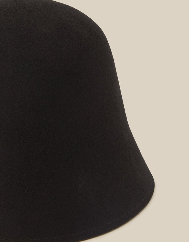 Fae Wool Bucket Hat , Black (BLACK), large