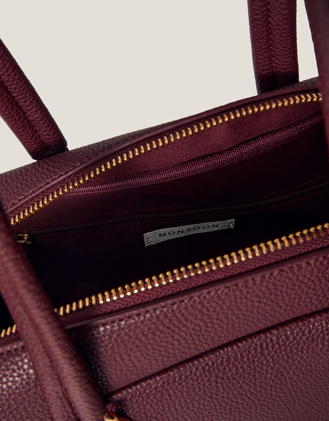 Meg Tassel Bowler Bag, , large