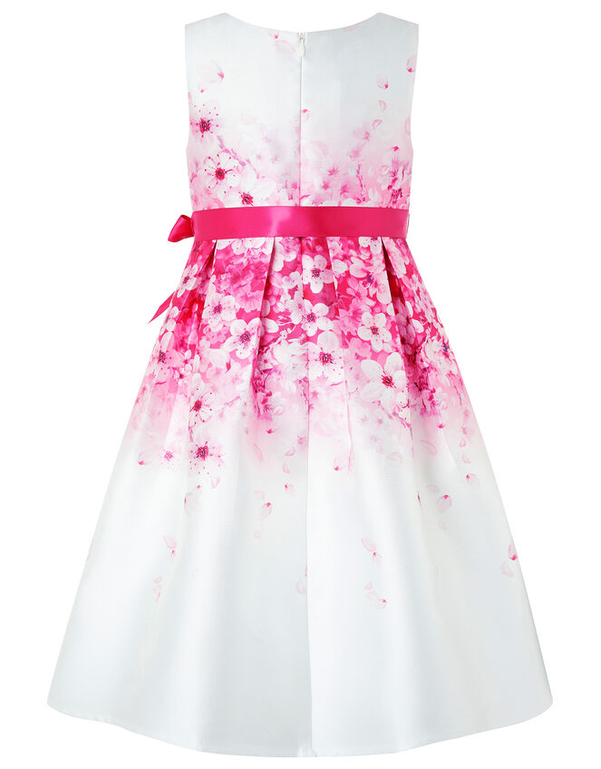Sakura Blossom Ivory Floral Dress, Ivory (IVORY), large