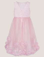 Josie 3D Rosette Dress, Pink (PINK), large