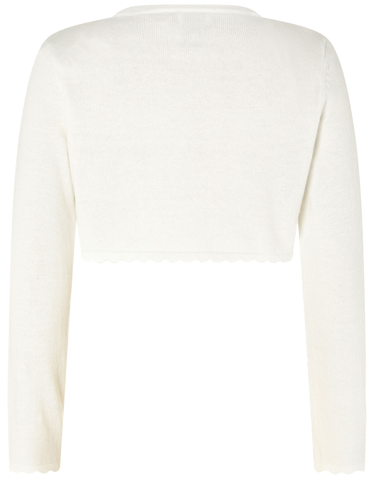 flower cropped cardigan