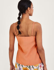 Beatrice Cutwork Cami Top, Orange (ORANGE), large