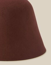 Fae Wool Bucket Hat , Brown (BROWN), large