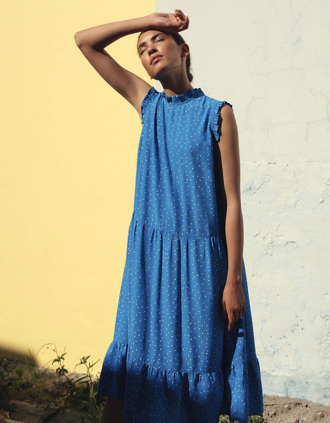 Monsoon spot dress clearance