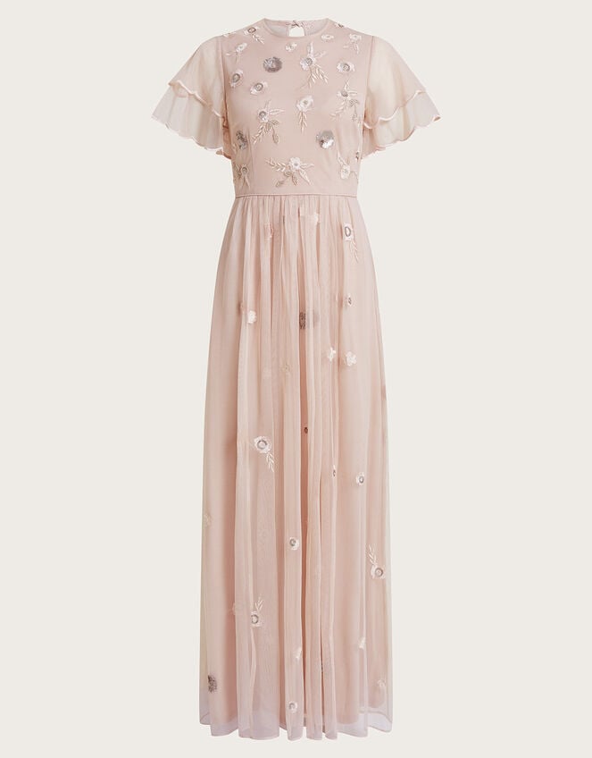 Catherine Embellished Maxi Dress, Pink (BLUSH), large