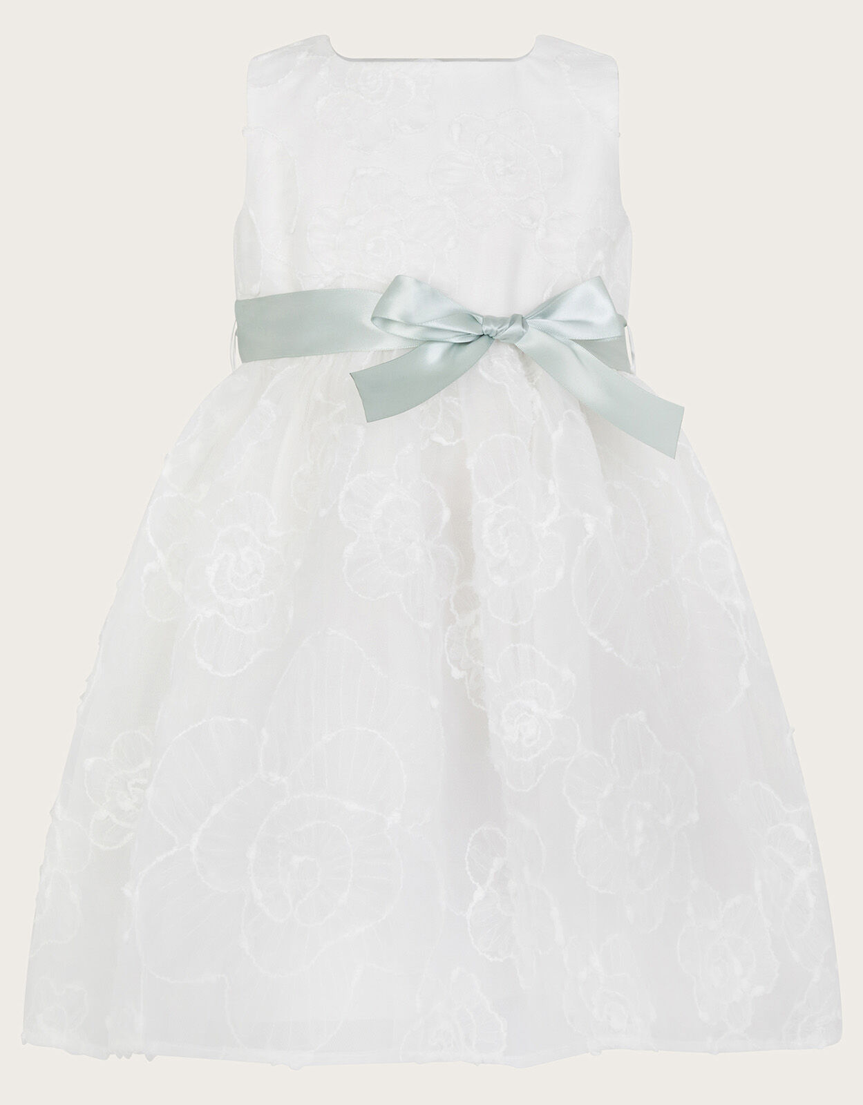 Baby Camelia Lace Rose Dress Ivory