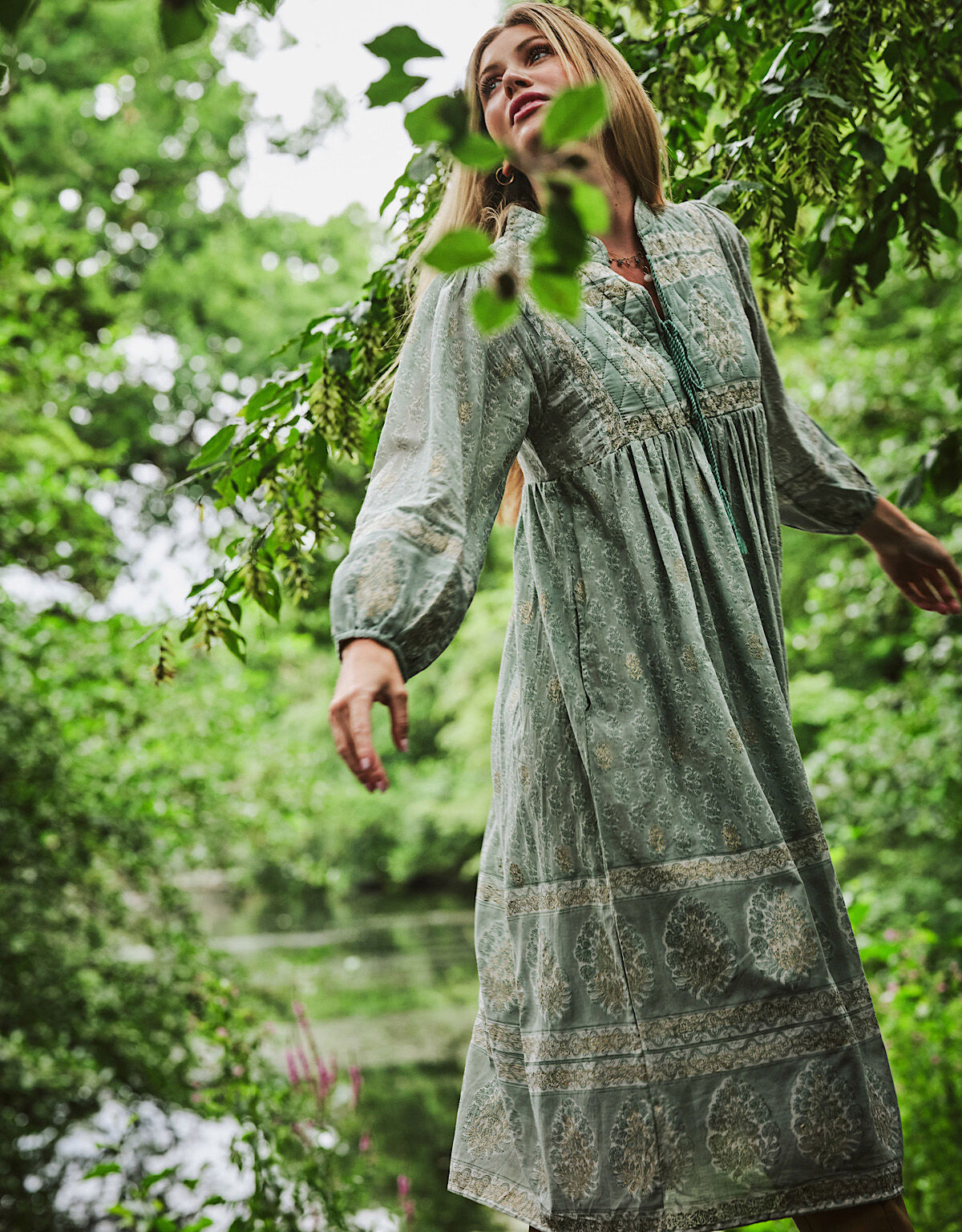 Dilli Grey Priya Dress Green