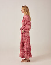 Maison Hotel Tina Paisley Maxi Dress, Red (RED), large