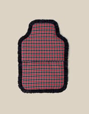 Swan Tartan Hot Water Bottle Cover, , large