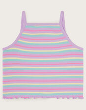 Stripe Tank Top, Purple (LILAC), large