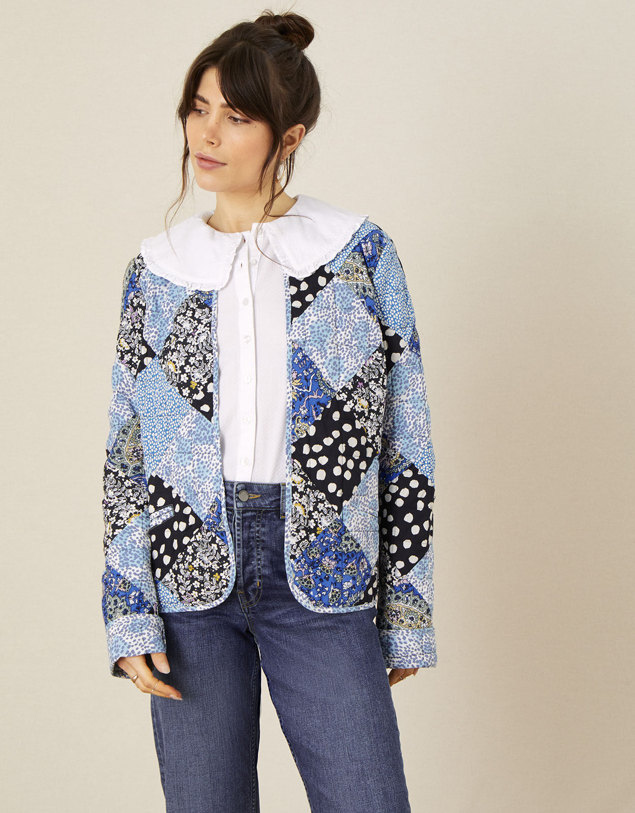 Ladies patchwork coats sale