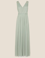 Brenda Embellished Maxi Dress, Green (SAGE), large