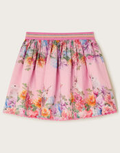 Floral Bunny Skirt, Pink (PINK), large