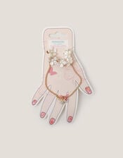 Pearl Flower Ring & Hain Chain, , large