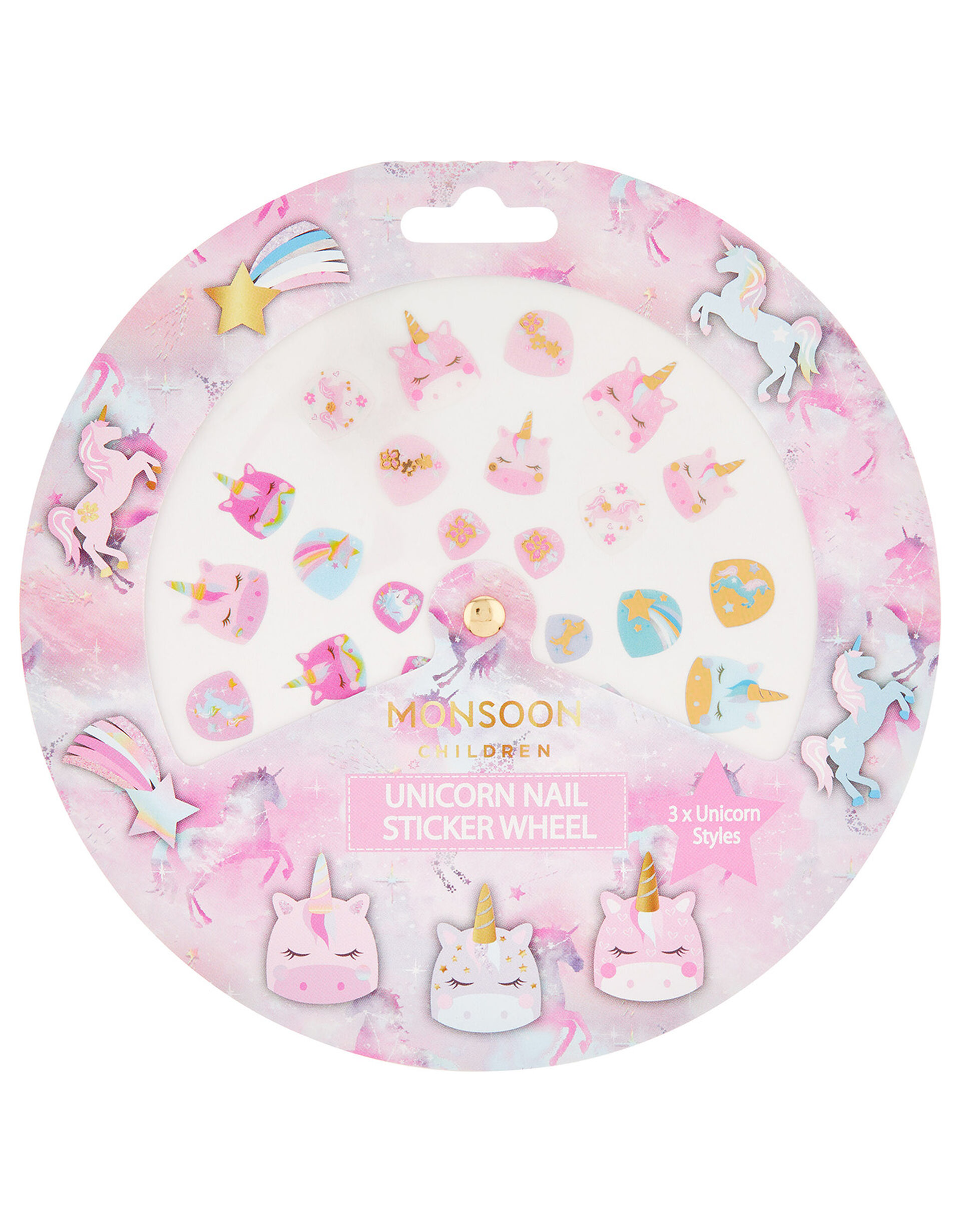 Unicorn Nail Sticker Wheel, , large