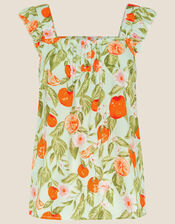 Fruit Print Tank Top with LENZING™ ECOVERO™, Green (MINT), large