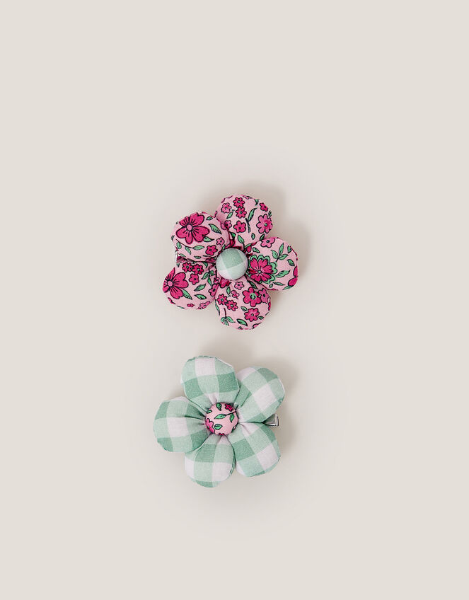2-Pack Padded Daisy Hair Clips, , large