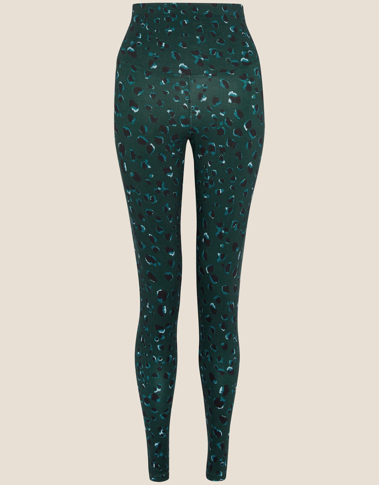 Animal Print Leggings Green