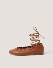 Grace Ghillie Flats, Tan (TAN), large