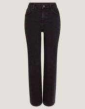 Sienna Straight Leg Jeans, Black (BLACK), large