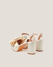 Alana Satin Platform Heels, Ivory (IVORY), large