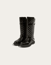 Diamante Riding Boots, Black (BLACK), large