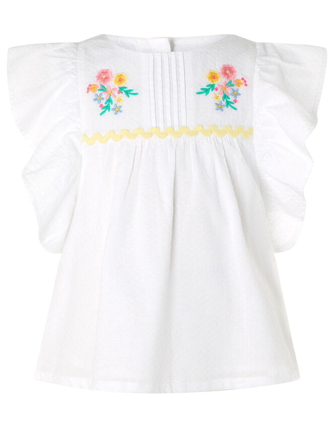 Baby Sammy Set in Pure Cotton, Ivory (IVORY), large
