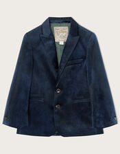 Velvet Smart Blazer, Blue (NAVY), large