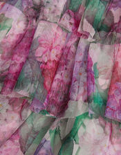Baby Hydrangea Ruffle Dress, Pink (PINK), large