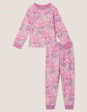 Unicorn Jersey Long Pyjama Set, Pink (PINK), large