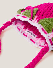 Knitted Strawberry Bag, , large