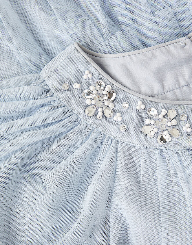 Anastasia Embellished Tulle Party Dress, Blue (PALE BLUE), large