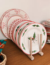 Anna and Nina Bow Dinner Plate, , large