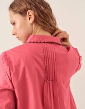 East Sumeera Embroidered Cotton Shirt, Pink (DUSKY PINK), large