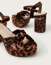 Mara Leopard Print Platform Heels, Multi (MULTI), large