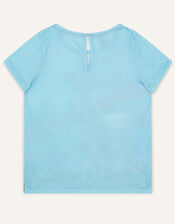 Unicorn Scene T-Shirt, Blue (BLUE), large