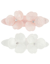 Resin Flower Hair Clips, , large