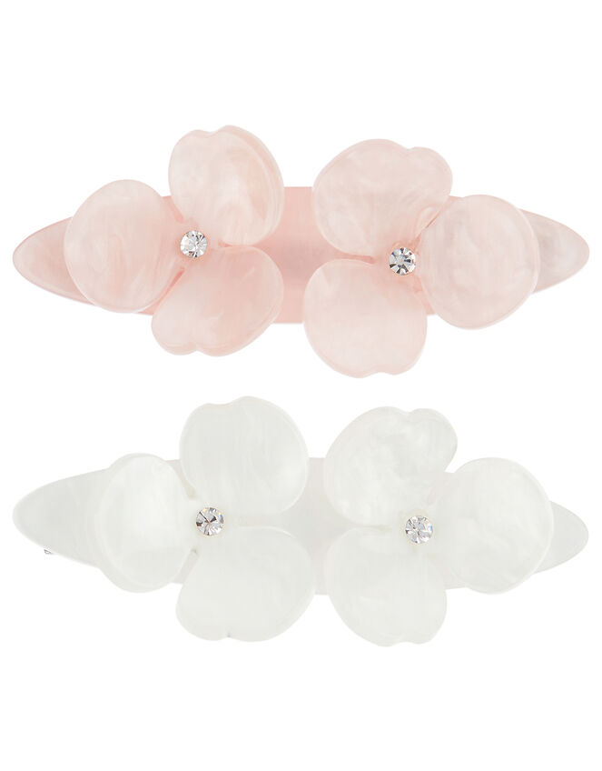 Resin Flower Hair Clips, , large