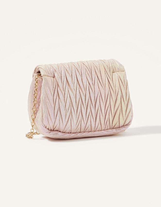 Bow Quilted Shimmer Bag