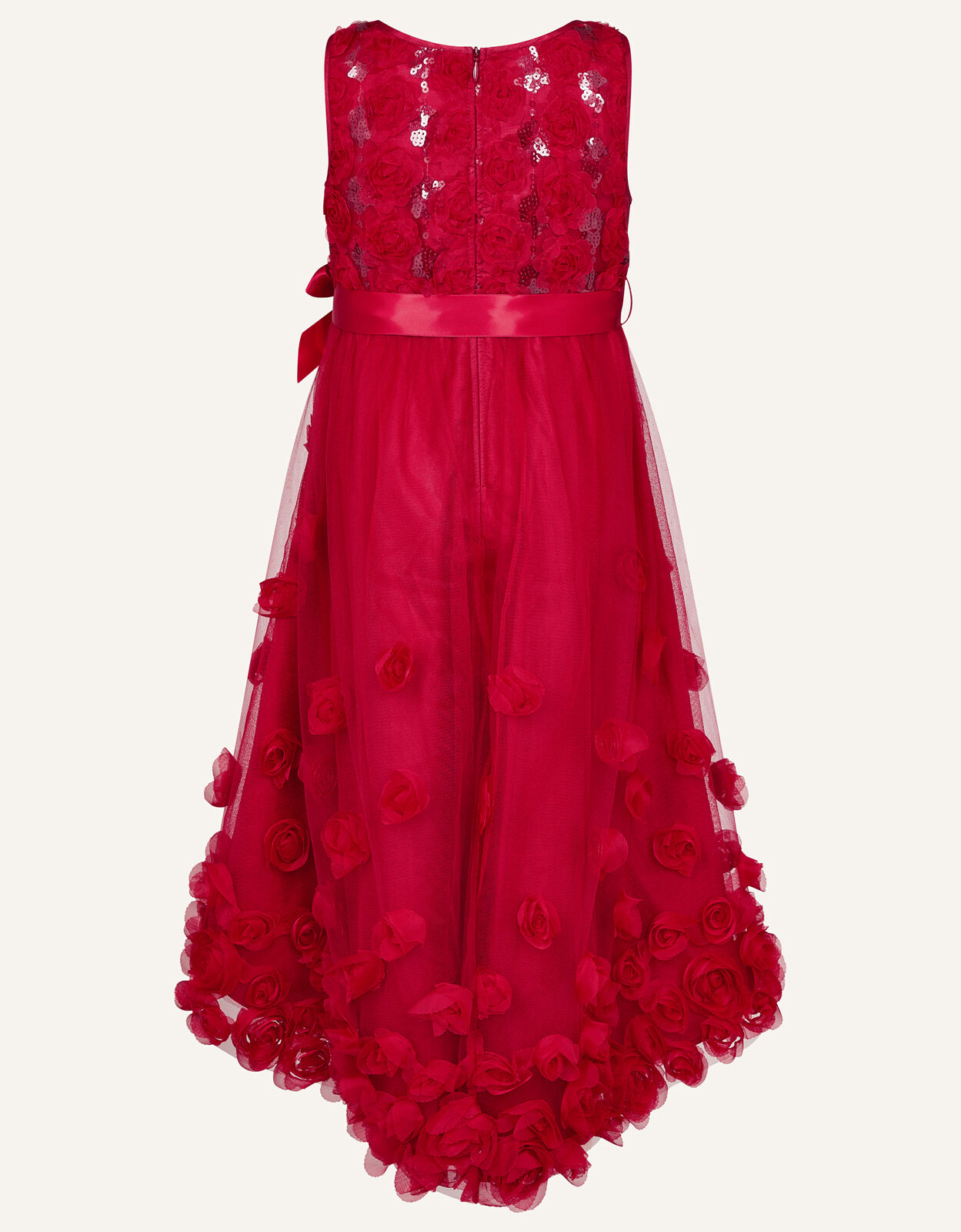 Monsoon red sequin dress store